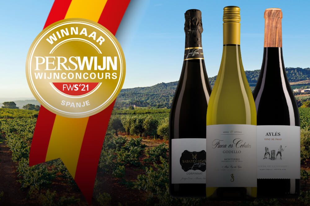 Drie winnaars en twee eervolle vermeldingen tijdens het Perswijn Wijnconcours Spanje!
