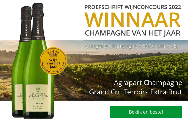 Proefschrift Wijnconcours 2022: Champagne van het jaar