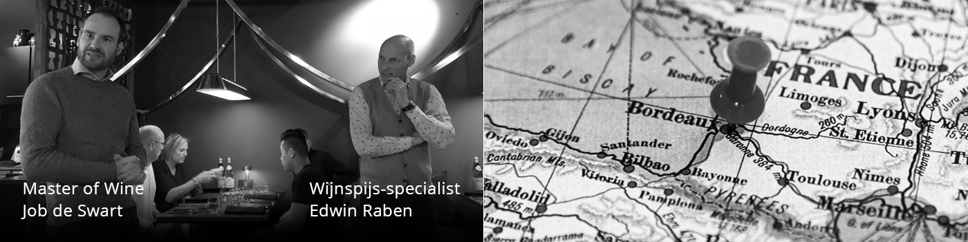 Master of Wine Job de Swart en wijnspijs-specialist Edwin Raben