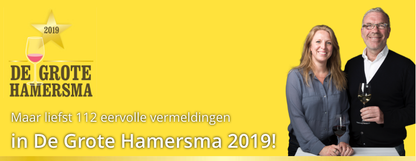 Maar liefst 112 eervolle vermeldingen in De Grote Hamersma 2019!