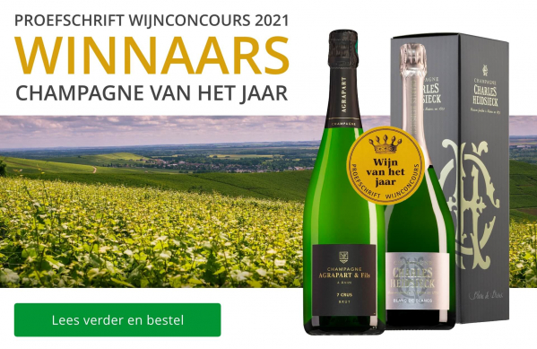 Proefschrift Wijnconcours 2021: Champagne van het jaar
