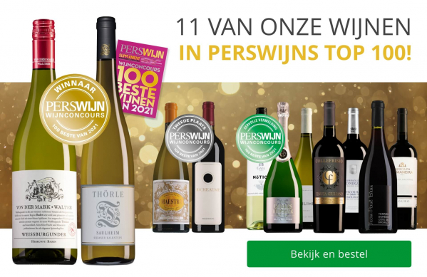 Perswijn Wijnconcours 100 beste wijnen van 2021